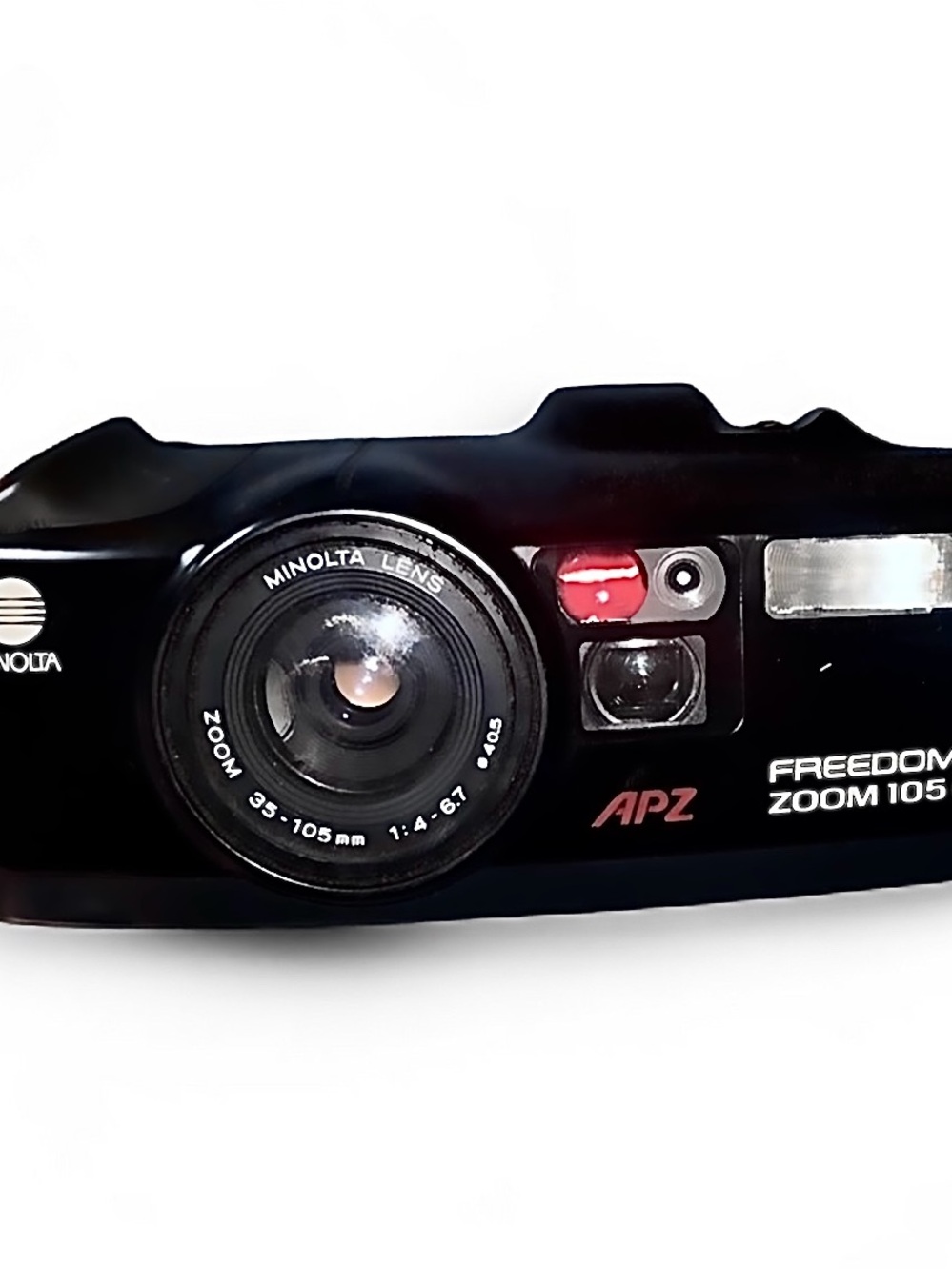 Freedom Zoom 105i 35mm Film Camera — Black with film